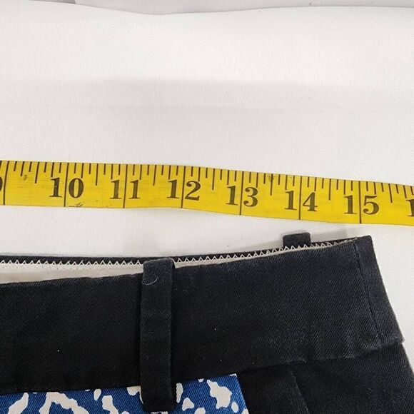 JCrew Y2K Geometric Blue Women's Shorts Size 0 - Picture 4 of 9